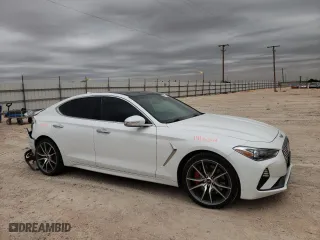 2020 Genesis G70 3.3T Advanced with VIN KMTG74LE5LU055681, listed as a Copart auction lot 53918564 with 25,778 mi miles and Salvage Title. Bid and sale history available at carsss.com. Image 4.