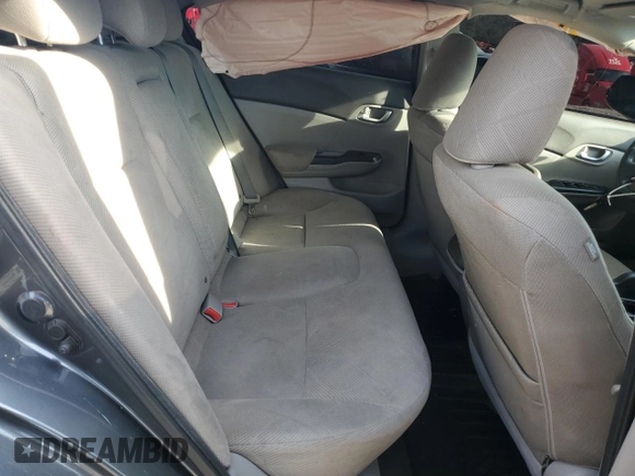 2012 Honda Civic EX with VIN 19XFB2F87CE052413, listed as a Copart auction lot 46215765 with 128,207 mi miles and Salvage Title. Bid and sale history available at DreamBid. Image 10.