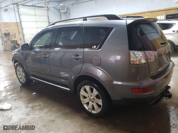 2012 Mitsubishi Outlander SE with VIN JA4AS3AW2CU019806, listed as a Copart auction lot 48173685 with 129,765 mi miles and Clean Title. Bid and sale history available at carsss.com. Image 2.