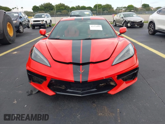 2022 Chevrolet Corvette 2LT with VIN 1G1YB2D44N5103303, listed as a IAAI auction lot 42372884 with 16,121 mi miles and . Bid and sale history available at DreamBid. Image 6.
