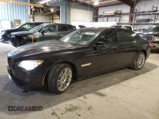 2013 BMW 7 Series 750Li xDrive with VIN WBAYF8C51DD140867, listed as a Copart auction lot 47683015 with 205,339 mi miles and Clean Title. Bid and sale history available at carsss.com. Image 1.