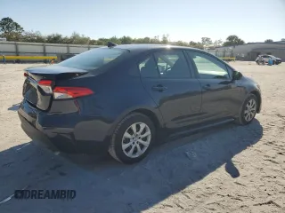 2023 Toyota Corolla LE with VIN 5YFB4MDE7PP044619, listed as a Copart auction lot 88971125 with 59,566 mi miles and Salvage Title. Bid and sale history available at carsss.com. Image 3.