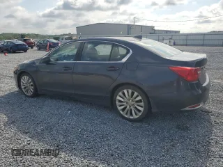 2014 Acura RLX Advance Pkg with VIN JH4KC1F92EC004325, listed as a Copart auction lot 57860314 with 221,784 mi miles and Salvage Title. Bid and sale history available at carsss.com. Image 2.