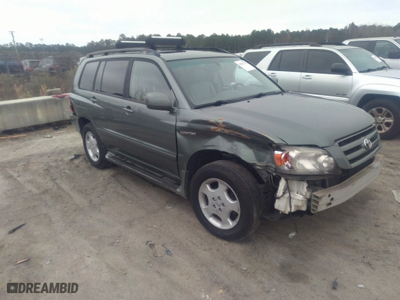 2006 Toyota Highlander w/3rd Row with VIN JTEEP21A960146311, listed as a IAAI auction lot 41531723 with 145,195 mi miles. Bid and sale history available at carsss.com. Image 1.