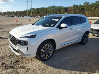 2022 Hyundai Santa Fe Calligraphy with VIN 5NMS54AL1NH441458, listed as a Copart auction lot 84465554 with 42,150 mi miles and Salvage Title. Bid and sale history available at carsss.com. Image 1.