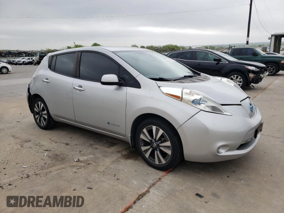 2016 Nissan LEAF S with VIN 1N4BZ0CP4GC311792, listed as a Copart auction lot 46925903 with 0 mi miles. Bid and sale history available at carsss.com. Image 4.
