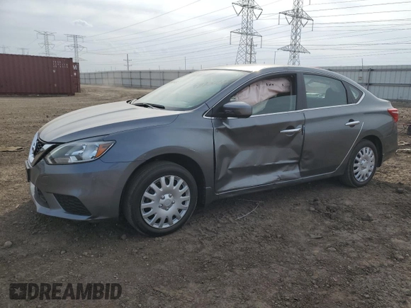 2019 Nissan Sentra S with VIN 3N1AB7AP4KY454881, listed as a Copart auction lot 48806865 with 67,648 mi miles and Salvage Title. Bid and sale history available at carsss.com. Image 1.