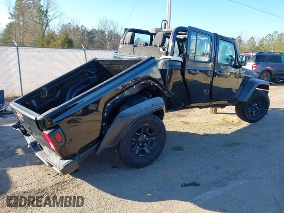 2021 Jeep Gladiator Sport S z VIN 1C6JJTAG4ML599463, wystawiony jako IAAI lot #41312938 z przebiegiem 169 189 mil mil oraz . Historia ofert i sprzedaży dostępna na DreamBid. Obrazek 4.