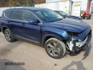 2021 Hyundai Santa Fe SE with VIN 5NMS1DAJ2MH366410, listed as a IAAI auction lot 40678782 with 33,069 mi miles. Bid and sale history available at carsss.com. Image 1.
