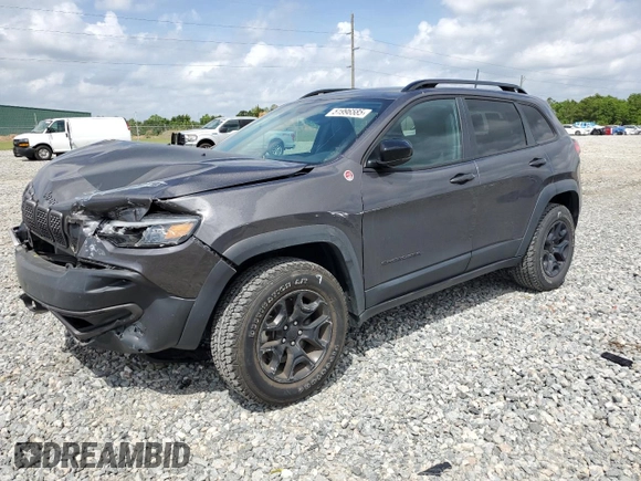 2022 Jeep Cherokee Trailhawk with VIN 1C4PJMBX1ND510760, listed as a Copart auction lot 51996585 with 17,748 mi miles and Salvage title. Bid and sale history available at DreamBid. Image 1.