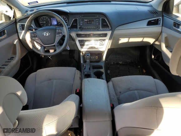 2017 Hyundai Sonata SE with VIN 5NPE24AF1HH477528, listed as a Copart auction lot 52118555 with 101,143 mi miles and Salvage Title. Bid and sale history available at carsss.com. Image 8.