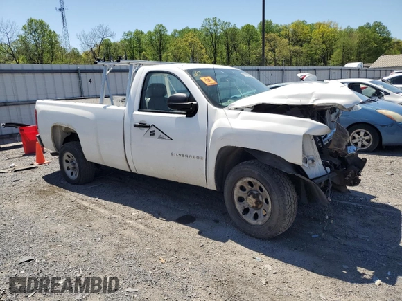 2009 Chevrolet Silverado 1500 Work Truck with VIN 1GCEC14X19Z122448, listed as a Copart auction lot 54385045 with Not Provided miles and Clean Title. Bid and sale history available at DreamBid. Image 4.