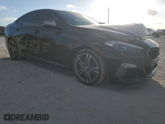 2020 BMW 2 Series M235i xDrive with VIN WBA13AL07L7F61773, listed as a Copart auction lot 45335865 with 54,299 mi miles and Salvage Title. Bid and sale history available at DreamBid. Image 4.