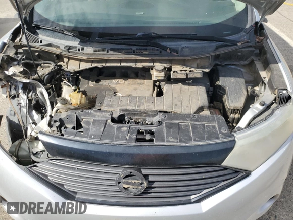 2014 Nissan Quest S with VIN JN8AE2KP6E9102325, listed as a Copart auction lot 52734185 with 147,415 mi miles and Salvage Title. Bid and sale history available at carsss.com. Image 12.