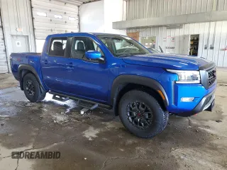 2024 Nissan Frontier SV with VIN 1N6ED1EK5RN620446, listed as a Copart auction lot 57661665 with 6,270 mi miles and Salvage title. Bid and sale history available at DreamBid. Image 4.