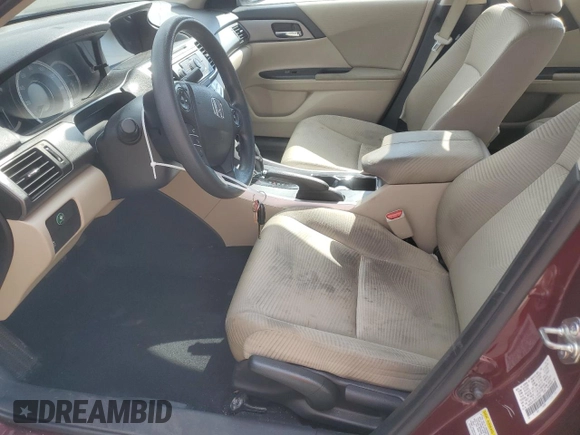 2015 Honda Accord LX with VIN 1HGCR2F3XFA120666, listed as a Copart auction lot 53250535 with 141,075 mi miles and Salvage Title. Bid and sale history available at DreamBid. Image 7.