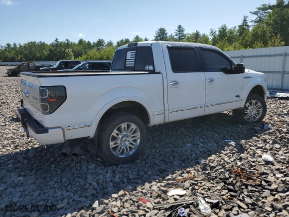 2013 Ford F-150 XLT with VIN 1FTFW1E65DFA84587, listed as a Copart auction lot 69295264 with 216,967 mi miles and Salvage Title. Bid and sale history available at carsss.com. Image 3.