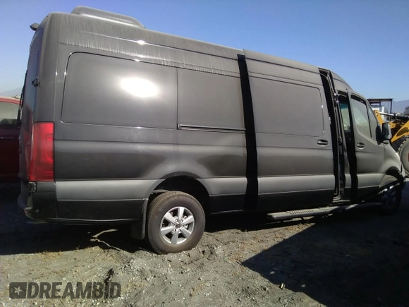 2023 Mercedes-Benz Sprinter Passenger with VIN W1Z4NGHY6PT142701, listed as a Copart auction lot 55005784 with Not Provided miles and Salvage Title. Bid and sale history available at carsss.com. Image 3.