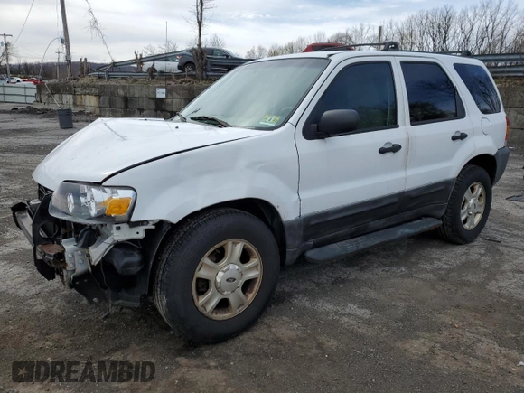 2005 Ford Escape XLT with VIN 1FMYU93Z95KB77112, listed as a Copart auction lot 53038615 with 190,165 mi miles and Salvage Title. Bid and sale history available at carsss.com. Image 1.