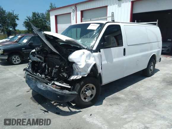 2011 Chevrolet Express Cargo with VIN 1GCWGFBA7B1100172, listed as a IAAI auction lot 36996821 with Not provided miles and . Bid and sale history available at DreamBid. Image 2.