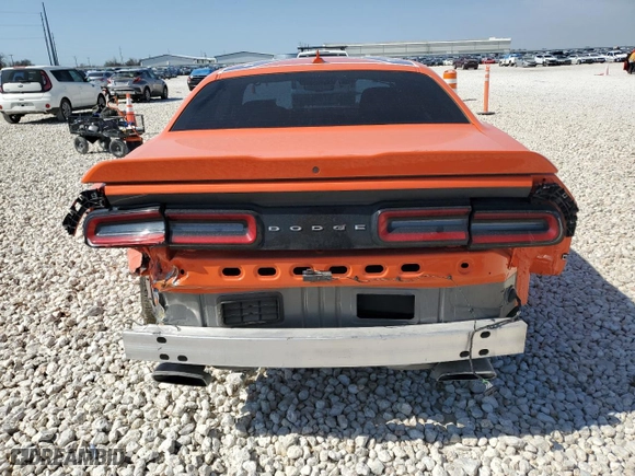 2019 Dodge Challenger R/T Scat Pack with VIN 2C3CDZFJ2KH719596, listed as a Copart auction lot 46696455 with 29,629 mi miles and Salvage Title. Bid and sale history available at carsss.com. Image 6.