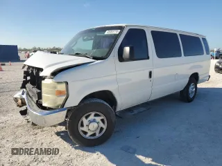 2008 Ford Econoline Passenger XL with VIN 1FBSS31L58DA58286, listed as a Copart auction lot 85953774 with 205,627 mi miles and Salvage Title. Bid and sale history available at DreamBid. Image 1.