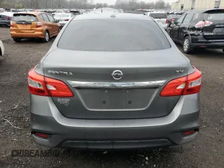 2017 Nissan Sentra SV with VIN 3N1AB7AP6HY371736, listed as a Copart auction lot 52800165 with 63,037 mi miles and Salvage Title. Bid and sale history available at carsss.com. Image 6.