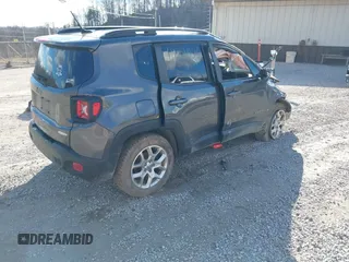 2017 Jeep Renegade Latitude with VIN ZACCJBBB9HPG58863, listed as a IAAI auction lot 41229109 with 112,865 mi miles and . Bid and sale history available at DreamBid. Image 4.