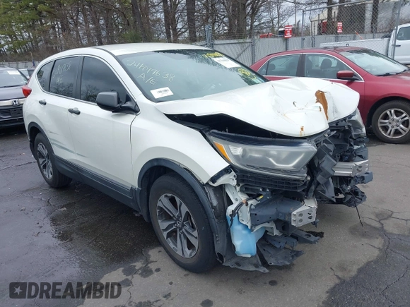 2018 Honda CR-V LX with VIN 2HKRW5H35JH407625, listed as a IAAI auction lot 41790059 with 80,000 mi miles. Bid and sale history available at carsss.com. Image 1.