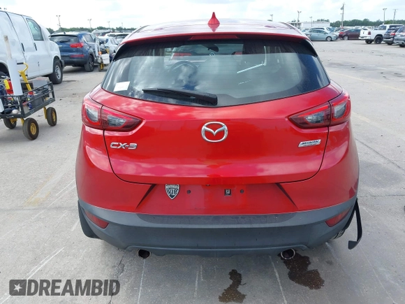 2018 Mazda CX-3 Touring with VIN JM1DKDC7XJ0318219, listed as a IAAI auction lot 41941104 with 86,186 mi miles. Bid and sale history available at carsss.com. Image 16.