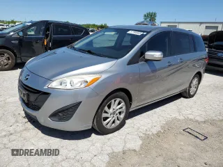 2014 Mazda 5 Sport with VIN JM1CW2BL3E0177387, listed as a Copart auction lot 57786845 with 110,030 mi miles and Salvage title. Bid and sale history available at DreamBid. Image 1.