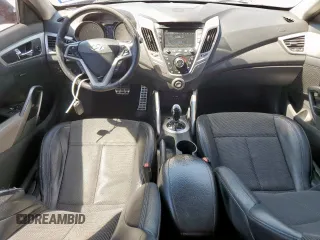 2013 Hyundai Veloster w/Red Int with VIN KMHTC6AD2DU150842, listed as a Copart auction lot 66378455 with 119,901 mi miles and Clean title. Bid and sale history available at DreamBid. Image 8.