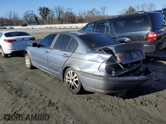 2002 BMW 3 Series 325i with VIN WBAEV33482KL67952, listed as a Copart auction lot 42939985 with 0 mi miles and Salvage Title. Bid and sale history available at carsss.com. Image 2.