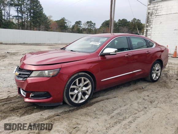 2015 Chevrolet Impala LTZ with VIN 2G1165S37F9101454, listed as a Copart auction lot 51895435 with 184,732 mi miles and Salvage Title. Bid and sale history available at DreamBid. Image 1.