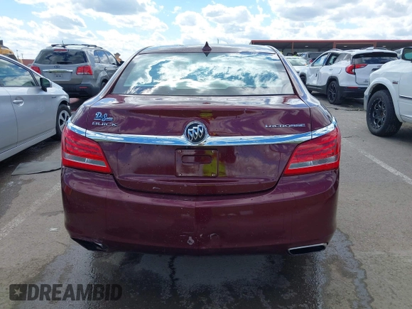 2015 Buick LaCrosse Premium I with VIN 1G4GD5G36FF123352, listed as a IAAI auction lot 42320470 with 124,358 mi miles and . Bid and sale history available at DreamBid. Image 16.