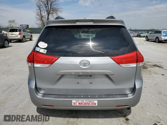 2013 Toyota Sienna LE AAS with VIN 5TDKK3DCXDS280134, listed as a Copart auction lot 50694905 with 254,377 mi miles and Salvage Title. Bid and sale history available at DreamBid. Image 6.