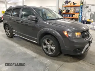 2016 Dodge Journey Crossroad with VIN 3C4PDCGG3GT187030, listed as a Copart auction lot 53962715 with 78,188 mi miles and Salvage title. Bid and sale history available at DreamBid. Image 4.