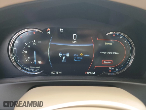 2017 Cadillac CT6 Platinum AWD with VIN 1G6KN5R63HU161464, listed as a Copart auction lot 57195264 with 80,718 mi miles and Salvage title. Bid and sale history available at DreamBid. Image 9.
