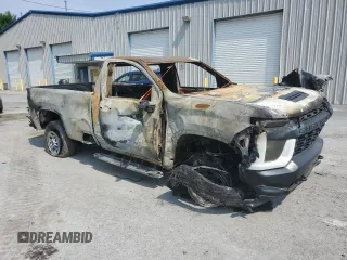 2020 Chevrolet Silverado 3500HD Work Truck with VIN 1GC3YSEY0LF252381, listed as a Copart auction lot 58845434 with 0 mi miles and Salvage Title. Bid and sale history available at carsss.com. Image 4.