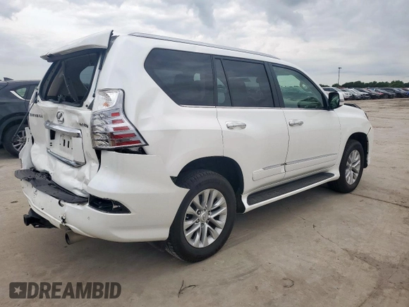 2018 Lexus GX 460 with VIN JTJBM7FX6J5192374, listed as a Copart auction lot 58232455 with 63,395 mi miles and Salvage title. Bid and sale history available at DreamBid. Image 3.