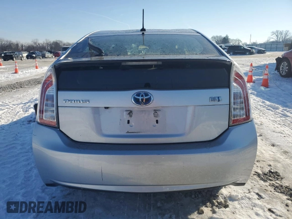 2014 Toyota Prius Four with VIN JTDKN3DU0E1737659, listed as a Copart auction lot 88100915 with 17,707 mi miles and Salvage Title. Bid and sale history available at carsss.com. Image 6.
