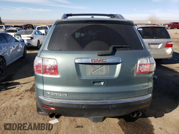 2009 GMC Acadia SLT2 z VIN 1GKER33DX9J111114, wystawiony jako Copart lot #86410764 z przebiegiem 158 438 mil mil oraz Szkoda całkowita • Salvage title. Historia ofert i sprzedaży dostępna na DreamBid. Obrazek 6.