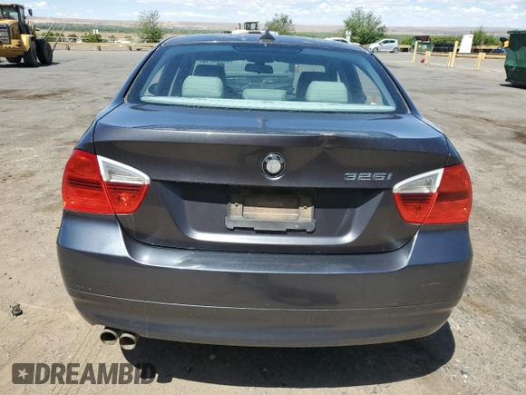2006 BMW 3 Series 325i with VIN WBAVB13576KX51605, listed as a Copart auction lot 55255715 with 91,912 mi miles and Clean Title. Bid and sale history available at carsss.com. Image 6.