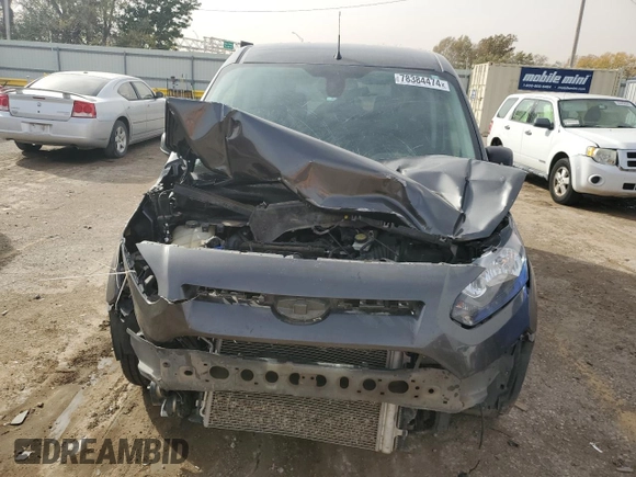 2017 Ford Transit Connect XL with VIN NM0GE9E74H1333315, listed as a Copart auction lot 78384474 with 174,541 mi miles and Salvage title. Bid and sale history available at DreamBid. Image 5.