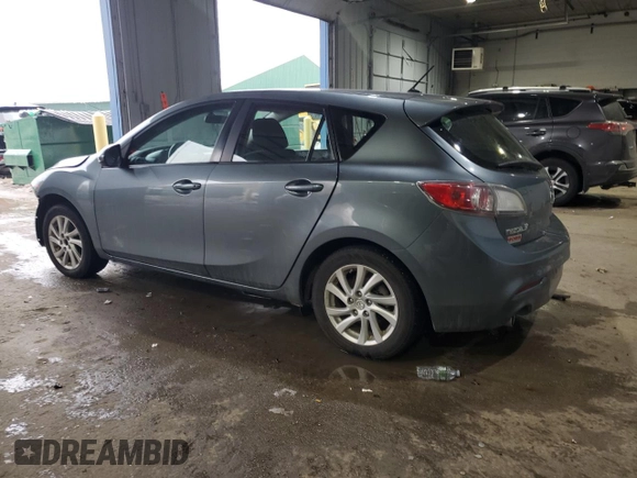 2012 Mazda 3 i Touring with VIN JM1BL1L88C1679120, listed as a Copart auction lot 46061535 with 94,099 mi miles and Salvage title. Bid and sale history available at DreamBid. Image 2.