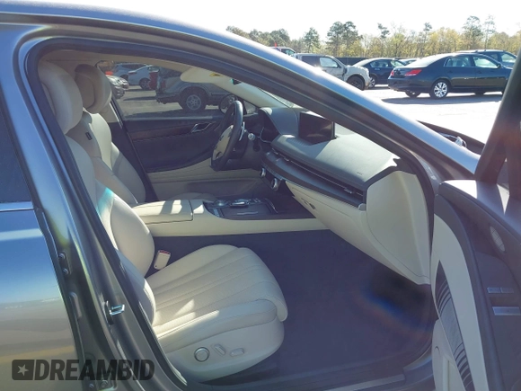 2022 Genesis G80 2.5T with VIN KMTGB4SC8NU104440, listed as a IAAI auction lot 41872083 with 35,871 mi miles. Bid and sale history available at carsss.com. Image 5.