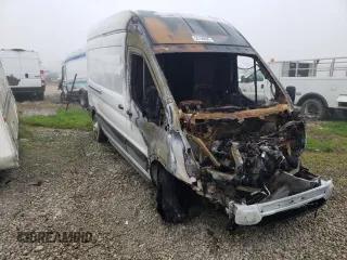 2023 Ford Transit Cargo with VIN 1FTBR2X85PKA25531, listed as a Copart auction lot 61693595 with Not provided miles and Salvage title. Bid and sale history available at DreamBid. Image 4.