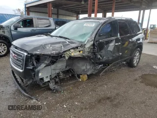 2016 GMC Acadia SLT with VIN 1GKKRRKDXGJ273149, listed as a Copart auction lot 46524635 with 0 mi miles and Salvage Title. Bid and sale history available at carsss.com. Image 1.