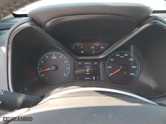 2022 Chevrolet Colorado 2WD LT with VIN 1GCGSCEN7N1124248, listed as a Copart auction lot 50637835 with 25,494 mi miles and Salvage Title. Bid and sale history available at carsss.com. Image 9.