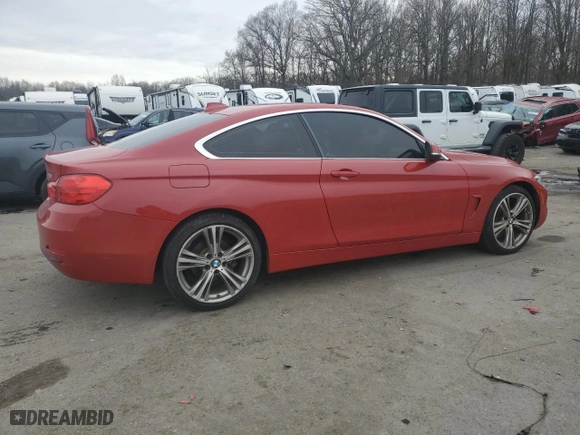 2016 BMW 4 Series 428i xDrive with VIN WBA3N9C5XGK250545, listed as a Copart auction lot 88158225 with 76,824 mi miles and Salvage Title. Bid and sale history available at carsss.com. Image 3.